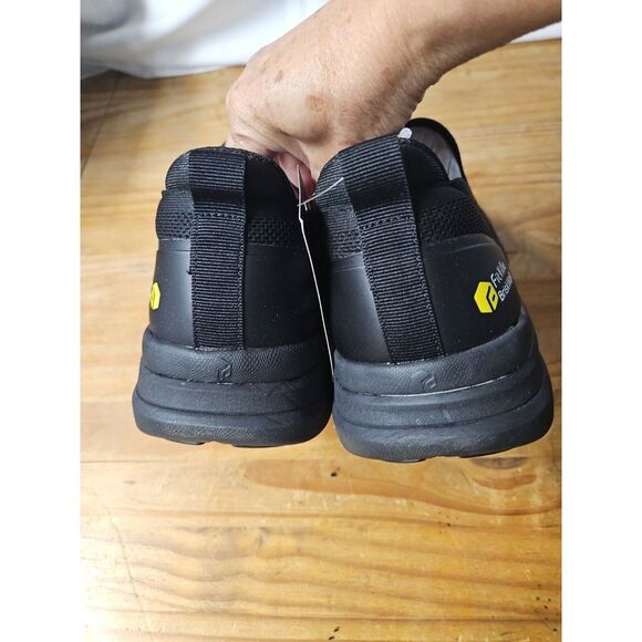 FitVille BriskWalk‎ Recovery Slip-On Wide Walking Sneakers Black Men\'s 11.5EW main image 16